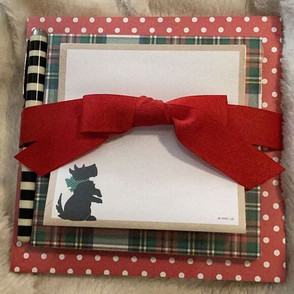 Hallmark Other - New Hallmark Scottie Dog Memo Notepad Pen Set